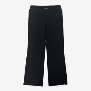 Athleta In Fusion Pant Size M Black Mid Rise Yoga Activewear Athleisure